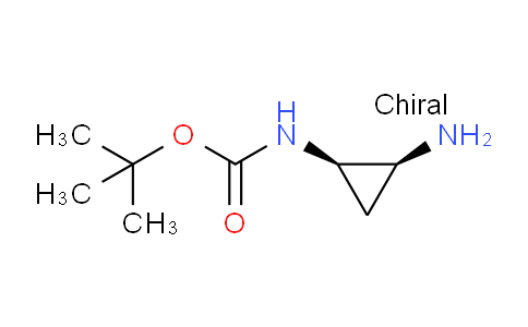 CAS No. 265988-00-9, tert-Butyl ((1R,2S)-2-aminocyclopropyl)carbamate