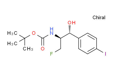 CAS No. 1052114-46-1, tert-Butyl ((1R,2S)-3-fluoro-1-hydroxy-1-(4-iodophenyl)propan-2-yl)carbamate