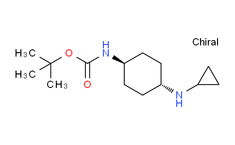 CAS No. 1695112-92-5, tert-Butyl ((1r,4r)-4-(cyclopropylamino)cyclohexyl)carbamate