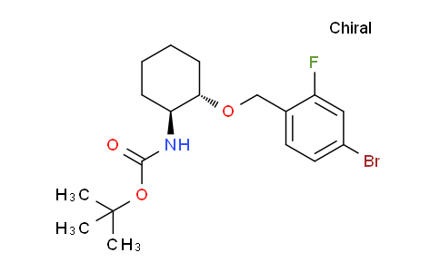 tert-Butyl ((1S,2S)-2-((4-bromo-2-fluorobenzyl)oxy)cyclohexyl)carbamate