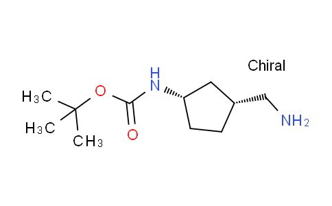CAS No. 774213-03-5, tert-Butyl ((1S,3R)-3-(aminomethyl)cyclopentyl)carbamate