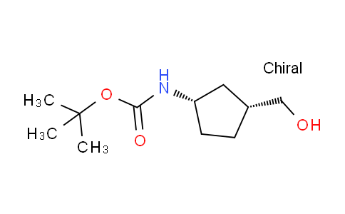CAS No. 664341-72-4, tert-Butyl ((1S,3R)-3-(hydroxymethyl)cyclopentyl)carbamate