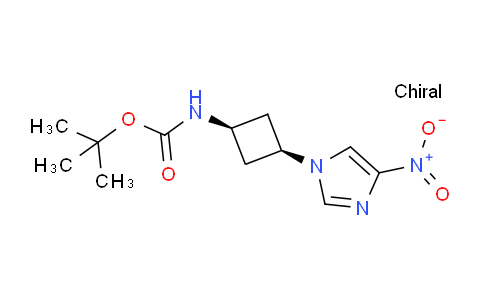 CAS No. 1364663-31-9, tert-Butyl ((1s,3s)-3-(4-nitro-1H-imidazol-1-yl)cyclobutyl)carbamate