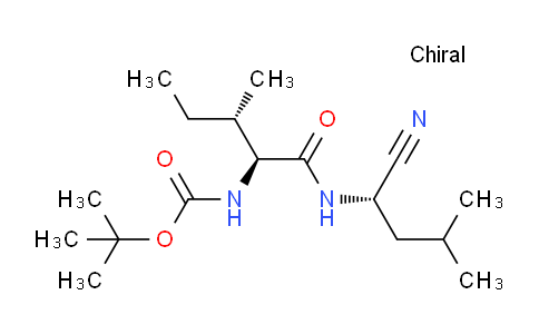 CAS No. 1212247-26-1, tert-Butyl ((2S,3S)-1-(((S)-1-cyano-3-methylbutyl)amino)-3-methyl-1-oxopentan-2-yl)carbamate