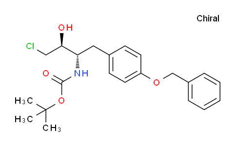 CAS No. 174801-33-3, tert-Butyl ((2S,3S)-1-(4-(benzyloxy)phenyl)-4-chloro-3-hydroxybutan-2-yl)carbamate