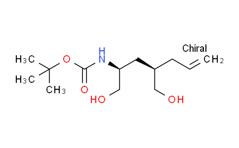 CAS No. 942144-12-9, tert-Butyl ((2S,4R)-1-hydroxy-4-(hydroxymethyl)hept-6-en-2-yl)carbamate