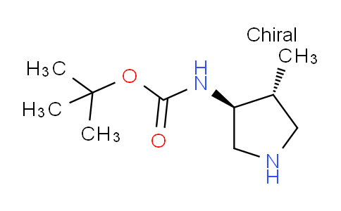 CAS No. 319906-53-1, tert-Butyl ((3S,4R)-4-methylpyrrolidin-3-yl)carbamate