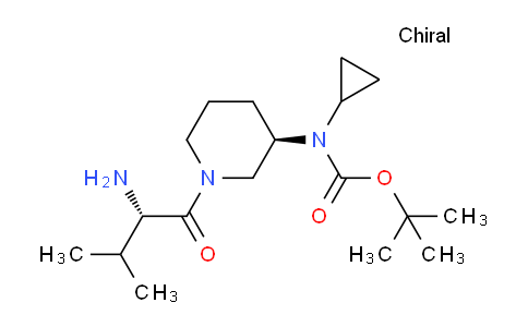 CAS No. 1401664-79-6, tert-Butyl ((R)-1-((S)-2-amino-3-methylbutanoyl)piperidin-3-yl)(cyclopropyl)carbamate