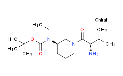 CAS No. 1401667-27-3, tert-Butyl ((R)-1-((S)-2-amino-3-methylbutanoyl)piperidin-3-yl)(ethyl)carbamate