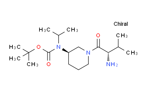 CAS No. 1401668-26-5, tert-Butyl ((R)-1-((S)-2-amino-3-methylbutanoyl)piperidin-3-yl)(isopropyl)carbamate