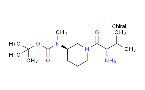 CAS No. 1401665-56-2, tert-Butyl ((R)-1-((S)-2-amino-3-methylbutanoyl)piperidin-3-yl)(methyl)carbamate
