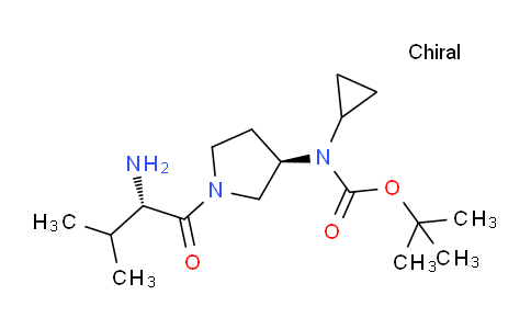 CAS No. 1401668-27-6, tert-Butyl ((R)-1-((S)-2-amino-3-methylbutanoyl)pyrrolidin-3-yl)(cyclopropyl)carbamate