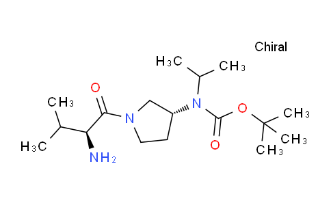 CAS No. 1401666-07-6, tert-Butyl ((R)-1-((S)-2-amino-3-methylbutanoyl)pyrrolidin-3-yl)(isopropyl)carbamate