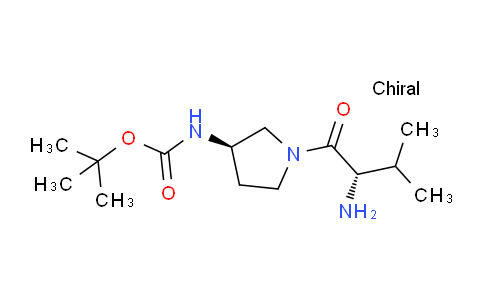 CAS No. 1401666-84-9, tert-Butyl ((R)-1-((S)-2-amino-3-methylbutanoyl)pyrrolidin-3-yl)carbamate