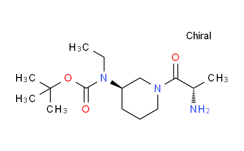 CAS No. 1401665-43-7, tert-Butyl ((R)-1-((S)-2-aminopropanoyl)piperidin-3-yl)(ethyl)carbamate