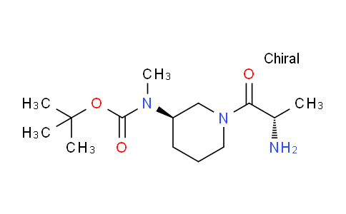 CAS No. 1401668-72-1, tert-Butyl ((R)-1-((S)-2-aminopropanoyl)piperidin-3-yl)(methyl)carbamate