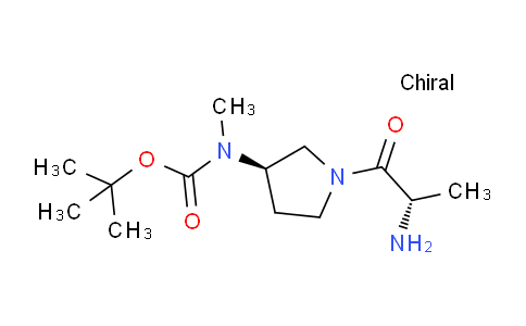 CAS No. 1401667-43-3, tert-Butyl ((R)-1-((S)-2-aminopropanoyl)pyrrolidin-3-yl)(methyl)carbamate