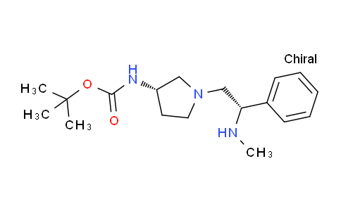 tert-Butyl ((S)-1-((S)-2-(methylamino)-2-phenylethyl)pyrrolidin-3-yl)carbamate