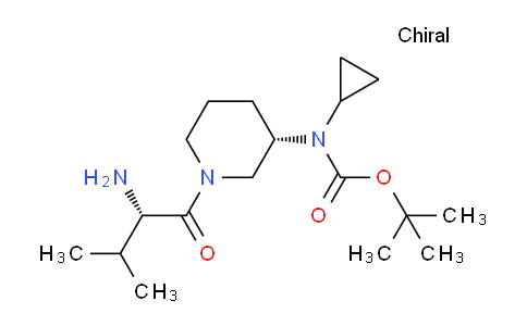 CAS No. 1401665-94-8, tert-Butyl ((S)-1-((S)-2-amino-3-methylbutanoyl)piperidin-3-yl)(cyclopropyl)carbamate