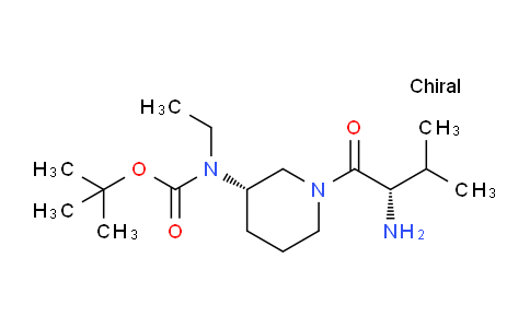CAS No. 1401664-76-3, tert-Butyl ((S)-1-((S)-2-amino-3-methylbutanoyl)piperidin-3-yl)(ethyl)carbamate