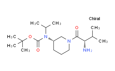 CAS No. 1401669-06-4, tert-Butyl ((S)-1-((S)-2-amino-3-methylbutanoyl)piperidin-3-yl)(isopropyl)carbamate