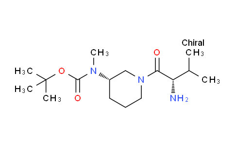 CAS No. 1401665-46-0, tert-Butyl ((S)-1-((S)-2-amino-3-methylbutanoyl)piperidin-3-yl)(methyl)carbamate