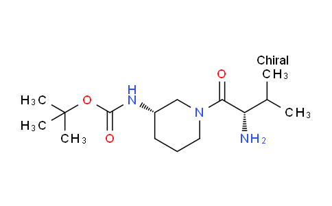 CAS No. 1401669-05-3, tert-Butyl ((S)-1-((S)-2-amino-3-methylbutanoyl)piperidin-3-yl)carbamate