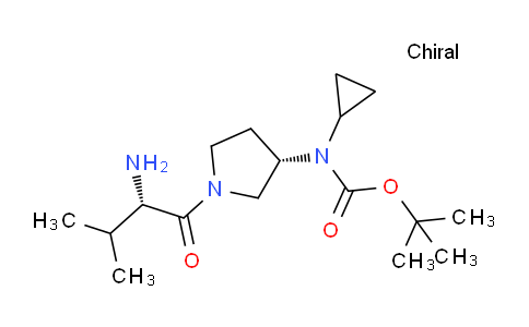CAS No. 1401666-14-5, tert-Butyl ((S)-1-((S)-2-amino-3-methylbutanoyl)pyrrolidin-3-yl)(cyclopropyl)carbamate