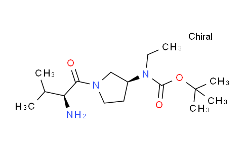 CAS No. 1401668-75-4, tert-Butyl ((S)-1-((S)-2-amino-3-methylbutanoyl)pyrrolidin-3-yl)(ethyl)carbamate