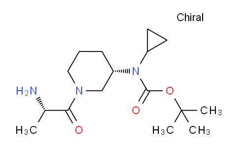 CAS No. 1401664-94-5, tert-Butyl ((S)-1-((S)-2-aminopropanoyl)piperidin-3-yl)(cyclopropyl)carbamate