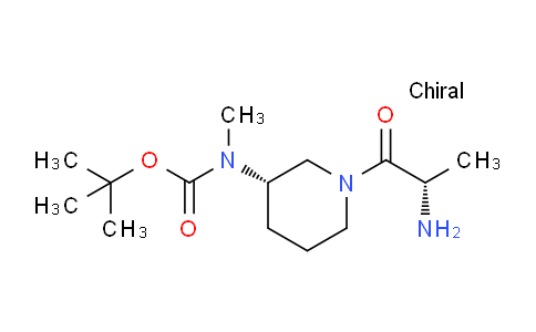 CAS No. 1401666-51-0, tert-Butyl ((S)-1-((S)-2-aminopropanoyl)piperidin-3-yl)(methyl)carbamate