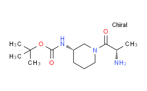 CAS No. 1401666-41-8, tert-Butyl ((S)-1-((S)-2-aminopropanoyl)piperidin-3-yl)carbamate