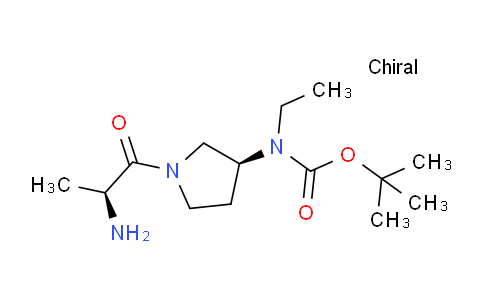 CAS No. 1401665-88-0, tert-Butyl ((S)-1-((S)-2-aminopropanoyl)pyrrolidin-3-yl)(ethyl)carbamate