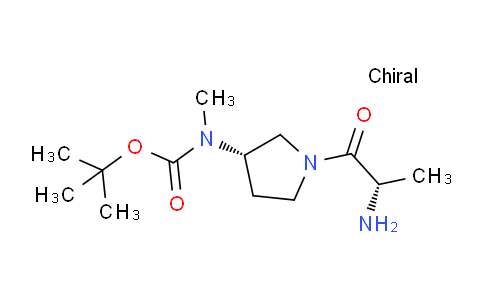 CAS No. 1401669-02-0, tert-Butyl ((S)-1-((S)-2-aminopropanoyl)pyrrolidin-3-yl)(methyl)carbamate