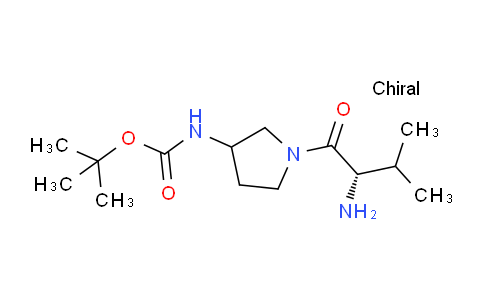 CAS No. 1354027-66-9, tert-Butyl (1-((S)-2-amino-3-methylbutanoyl)pyrrolidin-3-yl)carbamate