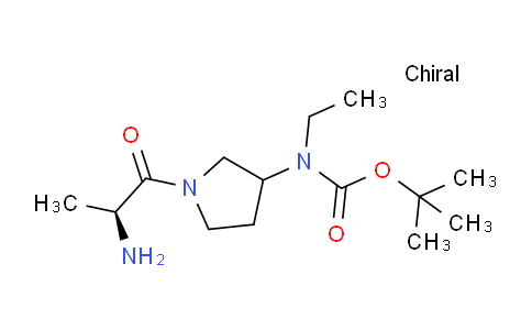 CAS No. 1354028-40-2, tert-Butyl (1-((S)-2-aminopropanoyl)pyrrolidin-3-yl)(ethyl)carbamate