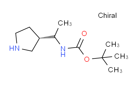 CAS No. 1363412-04-7, tert-Butyl (1-((S)-pyrrolidin-3-yl)ethyl)carbamate
