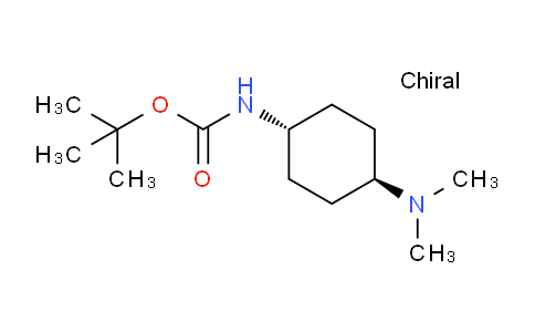 CAS No. 1286275-84-0, tert-Butyl (1r,4r)-4-(dimethylamino)-cyclohexylcarbamate