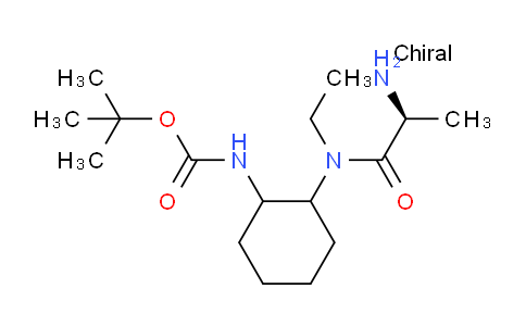 CAS No. 1354026-69-9, tert-Butyl (2-((S)-2-amino-N-ethylpropanamido)cyclohexyl)carbamate