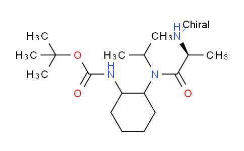CAS No. 1354027-08-9, tert-Butyl (2-((S)-2-amino-N-isopropylpropanamido)cyclohexyl)carbamate