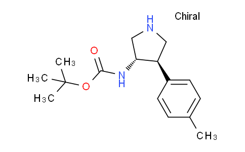 CAS No. 1212330-34-1, tert-Butyl (rel-(3S,4R)-4-(p-tolyl)pyrrolidin-3-yl)carbamate