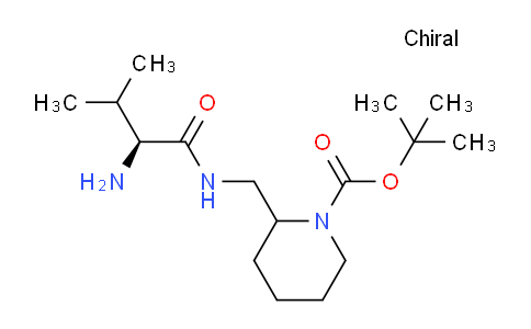 CAS No. 1354026-95-1, tert-Butyl 2-(((S)-2-amino-3-methylbutanamido)methyl)piperidine-1-carboxylate