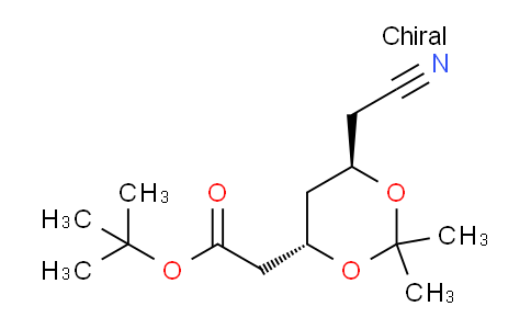 186508-95-2 | tert-Butyl 2-((4S,6R)-6-(cyanomethyl)-2,2-dimethyl-1,3-dioxan-4-yl)acetate