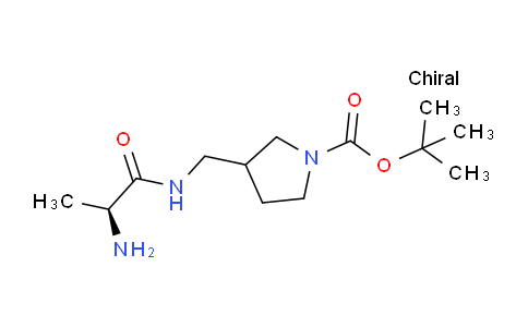 CAS No. 1354028-74-2, tert-Butyl 3-(((S)-2-aminopropanamido)methyl)pyrrolidine-1-carboxylate