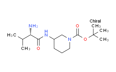 CAS No. 1354025-96-9, tert-Butyl 3-((S)-2-amino-3-methylbutanamido)piperidine-1-carboxylate
