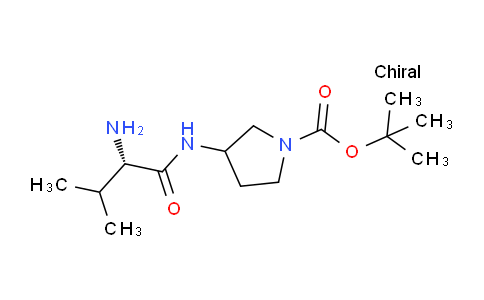 CAS No. 1354025-91-4, tert-Butyl 3-((S)-2-amino-3-methylbutanamido)pyrrolidine-1-carboxylate