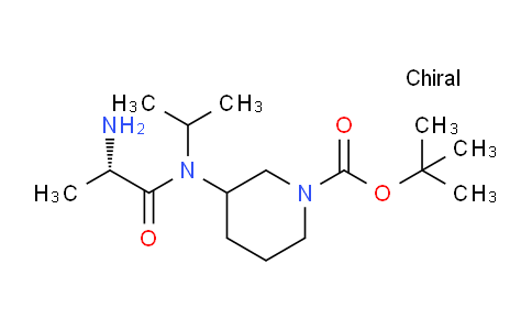 CAS No. 1354027-01-2, tert-Butyl 3-((S)-2-amino-N-isopropylpropanamido)piperidine-1-carboxylate
