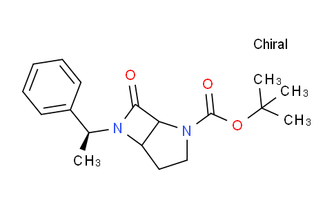 CAS No. 1133325-57-1, tert-Butyl 7-oxo-6-((S)-1-phenylethyl)-2,6-diazabicyclo[3.2.0]heptane-2-carboxylate