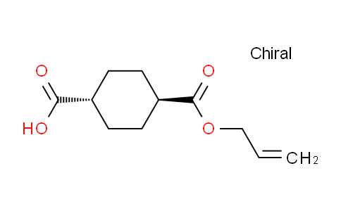 CAS No. 676341-96-1, trans-4-((Allyloxy)carbonyl)cyclohexane-1-carboxylic acid