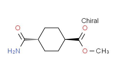 CAS No. 1202-24-0, trans-Methyl 4-carbamoylcyclohexanecarboxylate